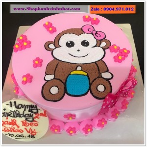 Bánh Sinh Nhật Con Khỉ Tuổi Thân - T33